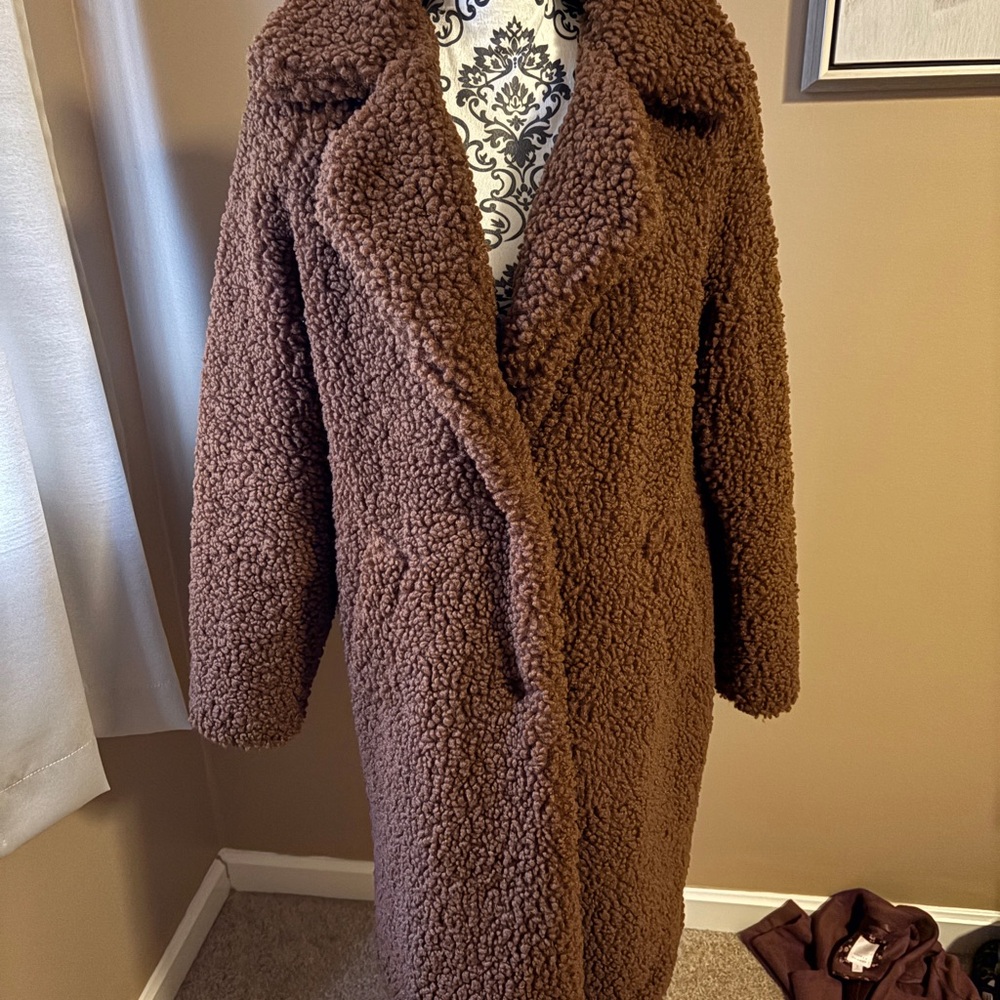 BCBGeneration Chocolate Teddy Jacket